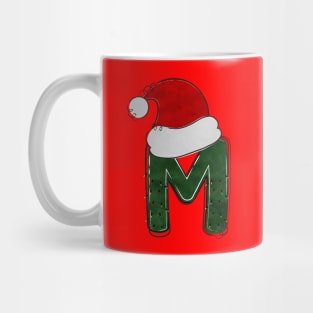 Letter M - Christmas Letter Mug